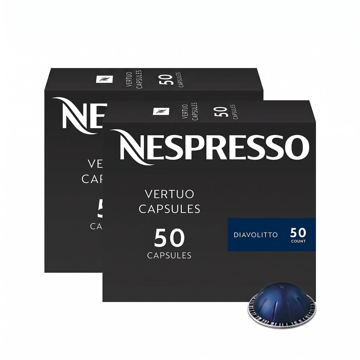 Nespresso Vertuo, Espresso, Bold Variety Pack, Mixed Roast, 40-Count Pods