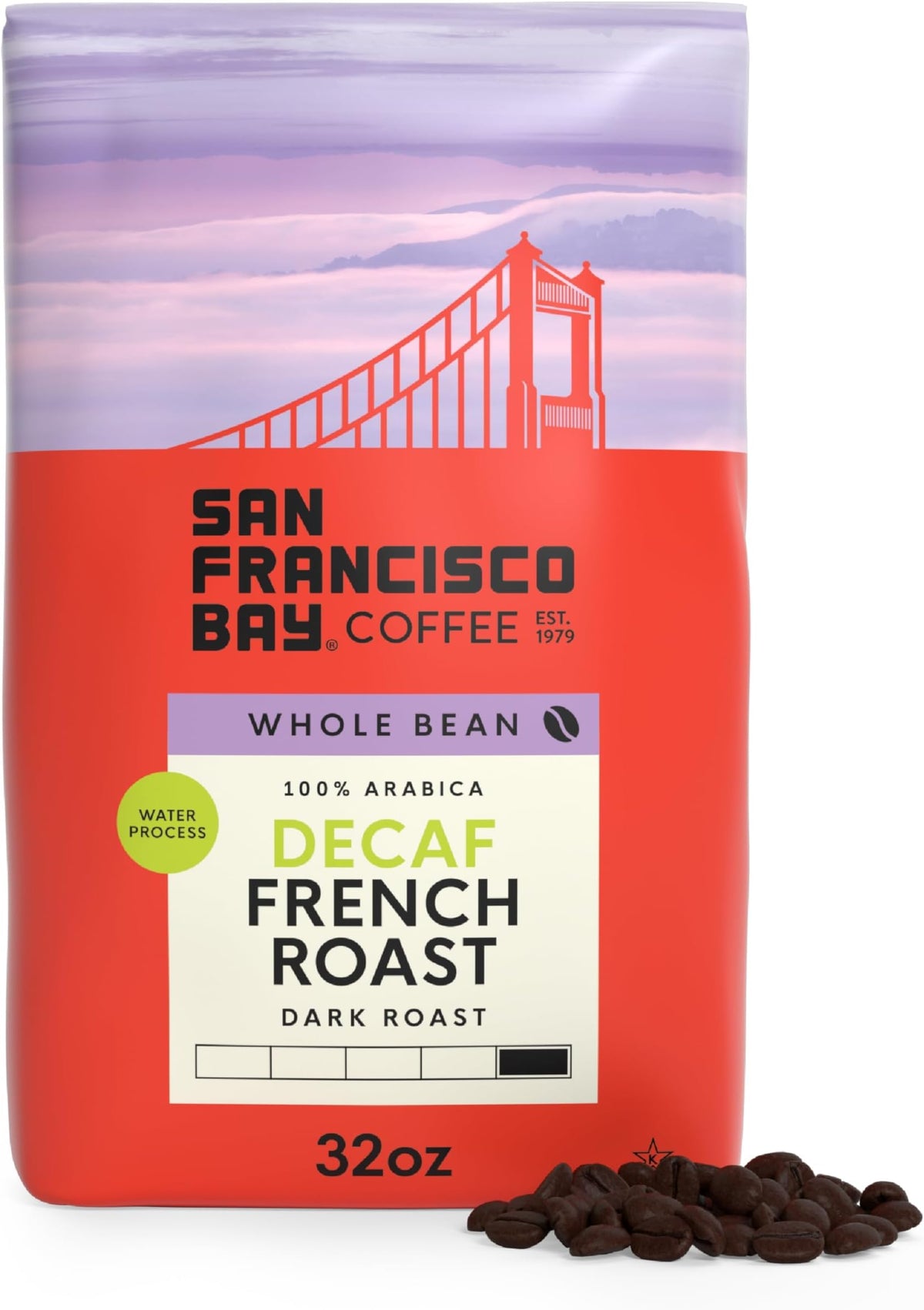 San Francisco Bay Coffee Fog Chaser Whole Bean Coffee, 2 lb bag