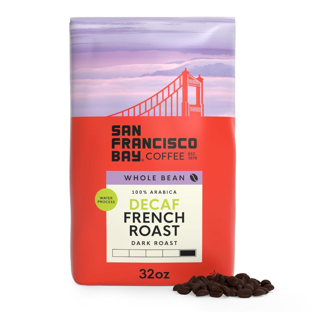 San Francisco Bay Coffee Fog Chaser Whole Bean Coffee, 2 lb bag