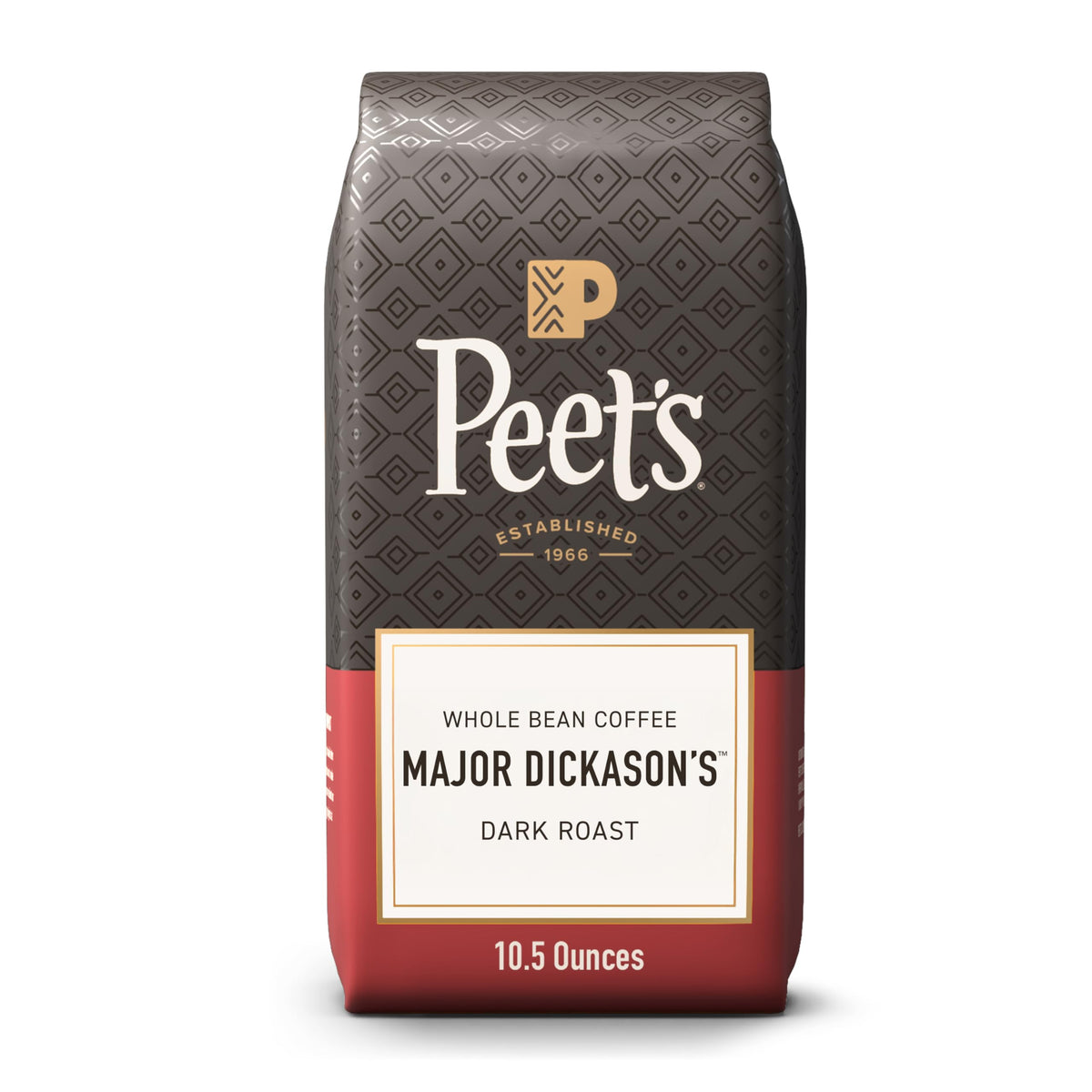 Peet's Coffee Whole Bean Coffee, Dark Roast, Major Dickason's, 18 Ounces