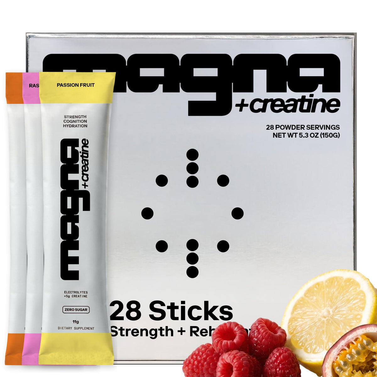MAGNA Creatine Electrolyte Powder Drink Mix 5g creatine 28 Servings, Iced Tea Lemonade