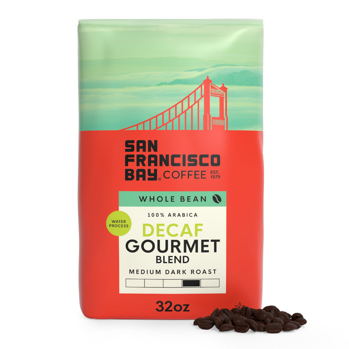 San Francisco Bay Coffee Fog Chaser Whole Bean Coffee, 2 lb bag