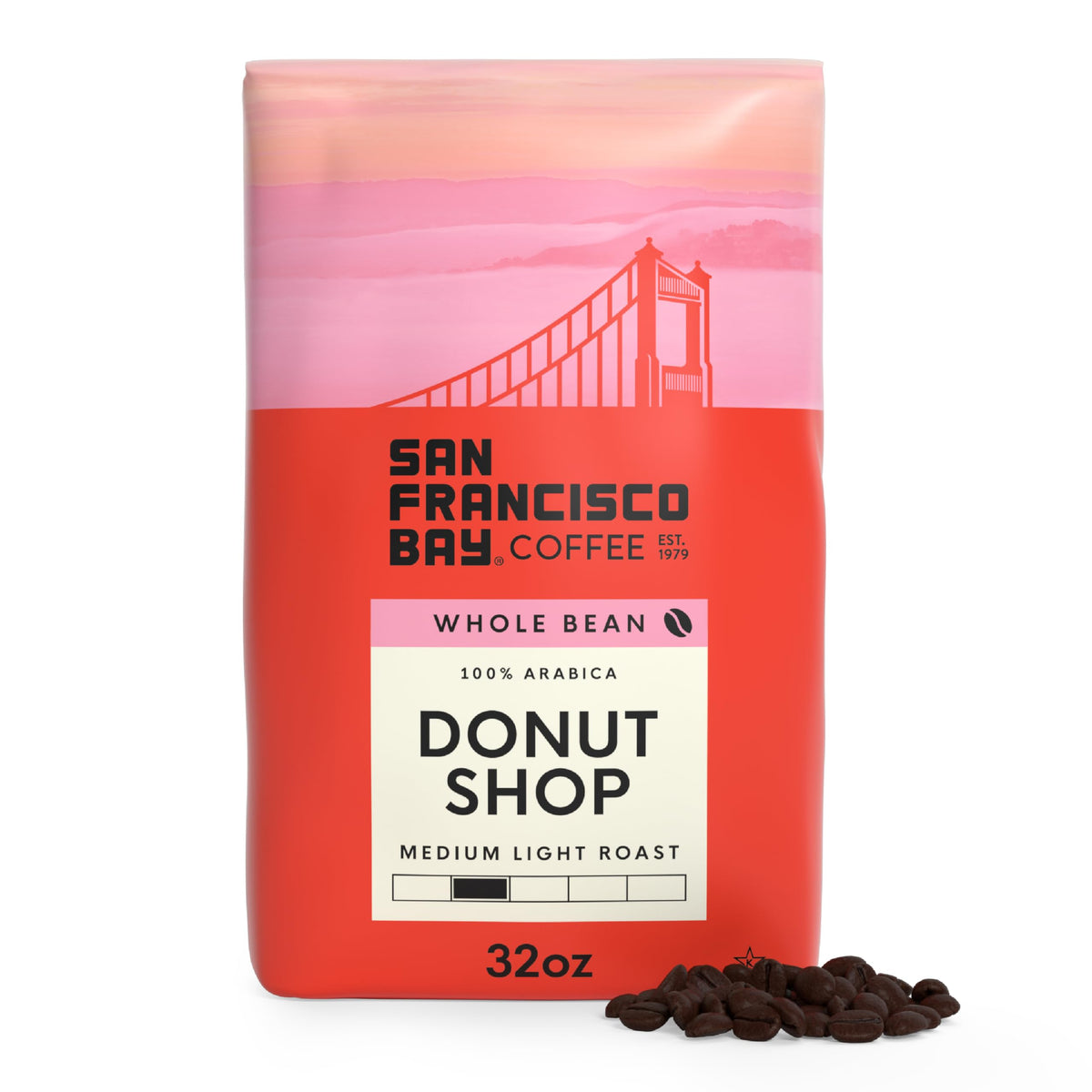 San Francisco Bay Coffee Fog Chaser Whole Bean Coffee, 2 lb bag