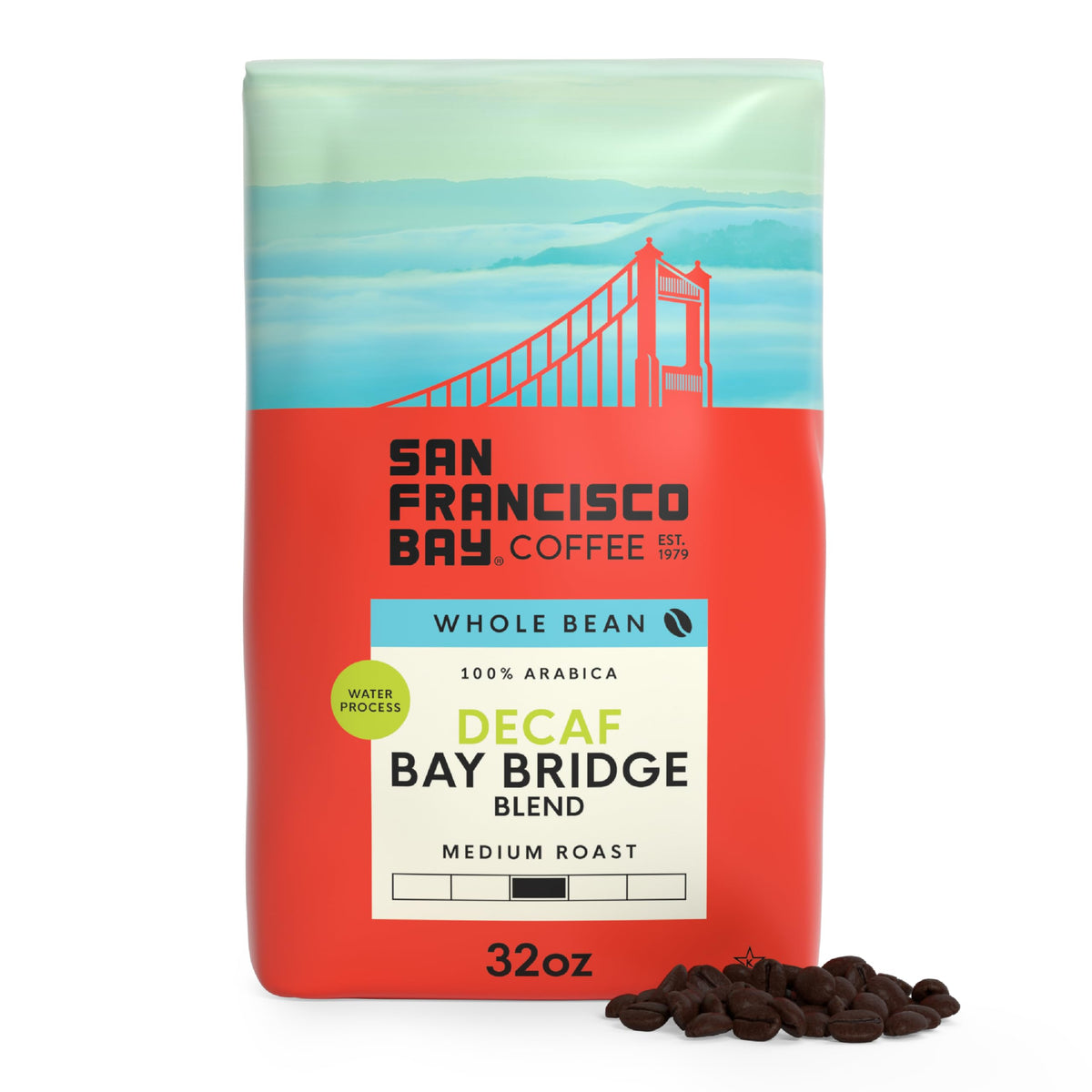 San Francisco Bay Coffee Fog Chaser Whole Bean Coffee, 2 lb bag