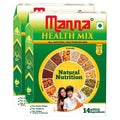 Manna Health Mix | 100% Natural Multigrain Nutrition Drink Kids | Multi Millet Health Drink Mix Powder 2kg (1kg x 2 Packs) | Sathu Maavu | Porridge