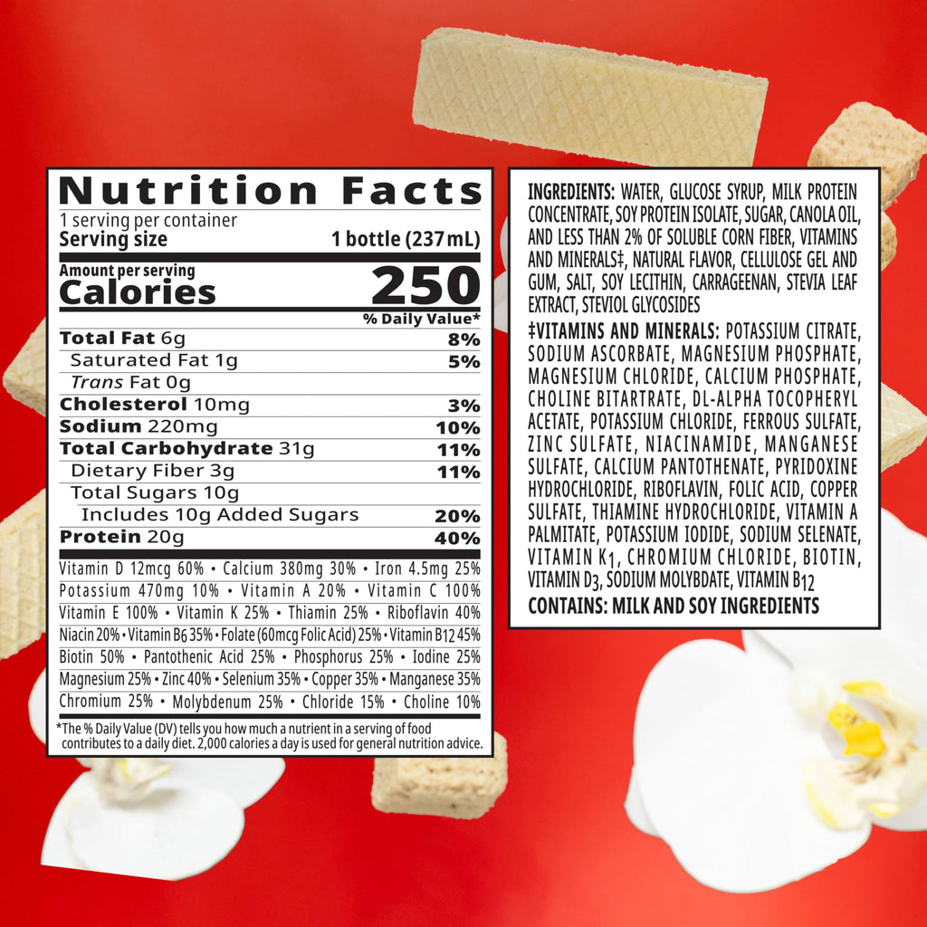 BOOST High Protein with Fiber Ready to Drink Complete Nutritional Drink, Creamy Strawberry, 8 fl oz Bottle, 24 Pack