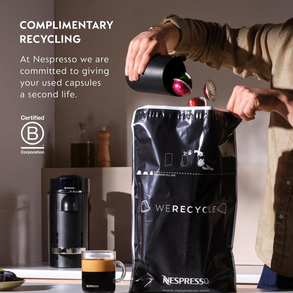 Nespresso Vertuo, Espresso, Bold Variety Pack, Mixed Roast, 40-Count Pods