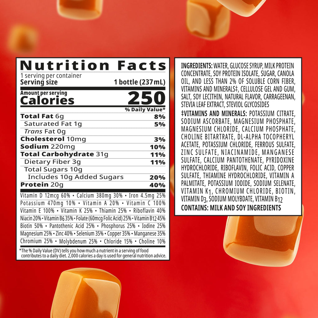 BOOST High Protein with Fiber Ready to Drink Complete Nutritional Drink, Creamy Strawberry, 8 fl oz Bottle, 24 Pack