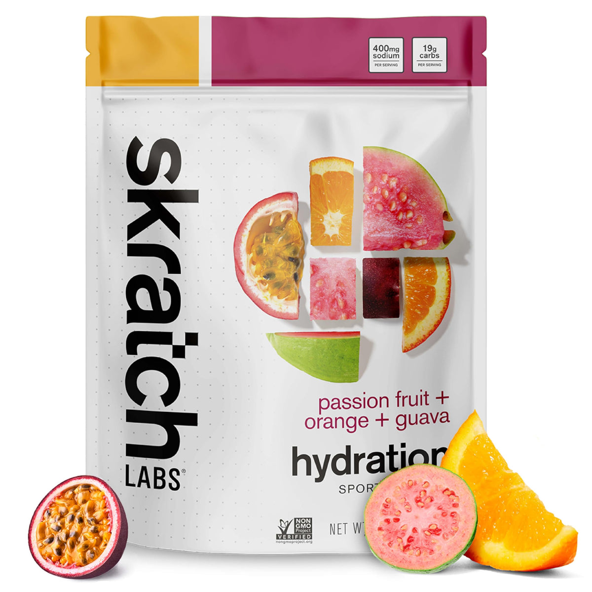 Skratch Labs Hydration Sports Drink Mix, Orange, 60 Servings